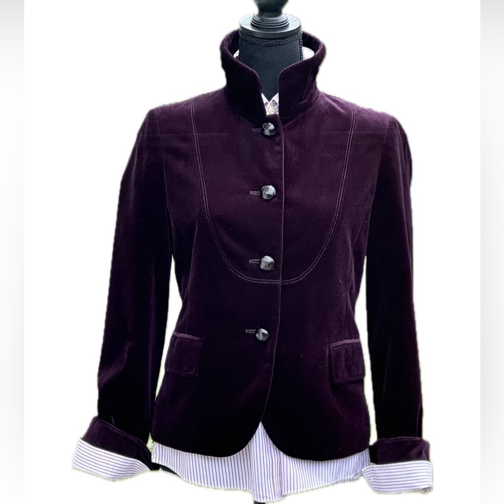 J Crew Velvet Bella Jacket